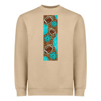 American Football With Leopard Pen Wraps Heavyweight Sweatshirt | Teevron