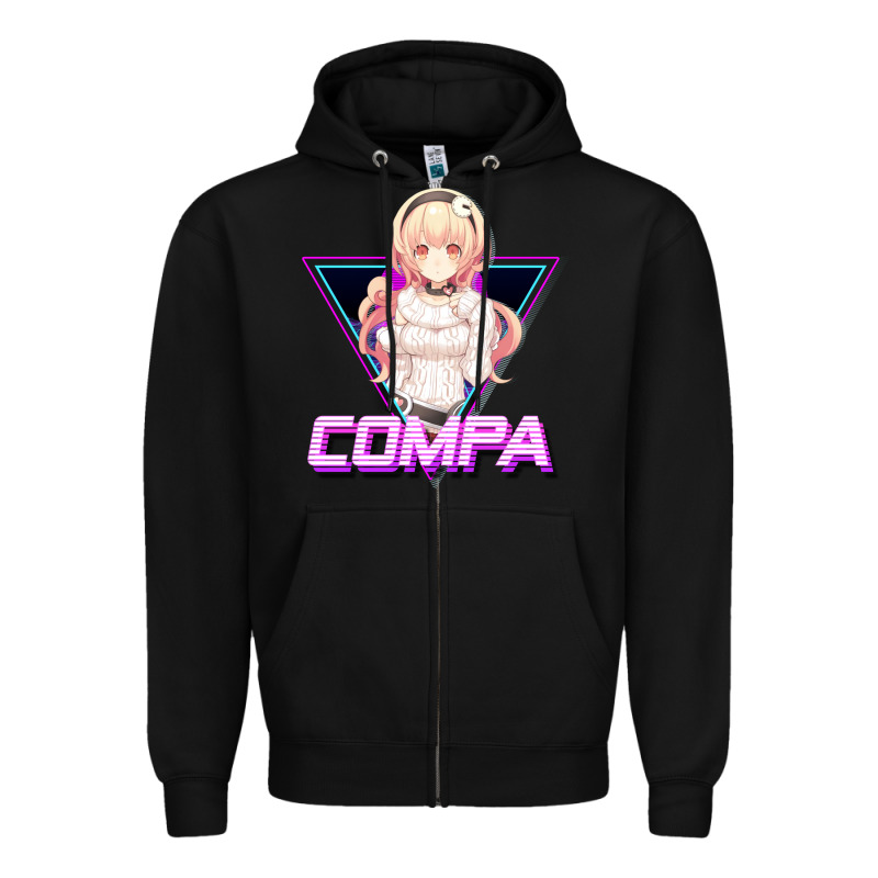 Hyperdimension Neptunia (compa Aesthetic) Zipper Hoodie by lanVoArt | Teevron