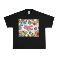 Black summer vibes with sea shells Urban Heavy Tee - TumblerDesignByShophia