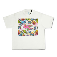 Pistachio summer vibes with sea shells Urban Heavy Tee - TumblerDesignByShophia