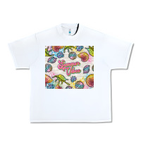 White summer vibes with sea shells Urban Heavy Tee - TumblerDesignByShophia