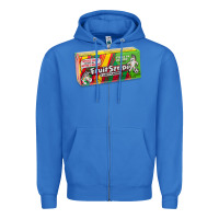 True Royal old school fruit stripe gum Zipper Hoodie - lanVoArt