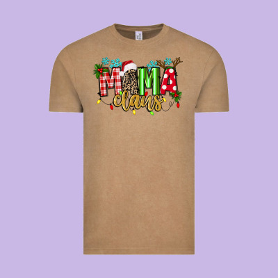 Mama Claus Vintage Tee Designed By Texasbilliewilder