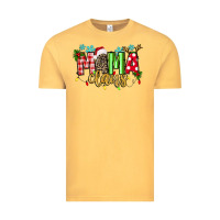 Vintage Mustard mama claus Vintage Tee - texasbilliewilder