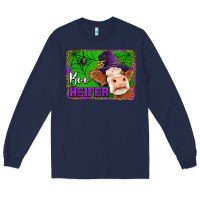Navy boo heifer Long Sleeve Tee - Jasminsmagicworld