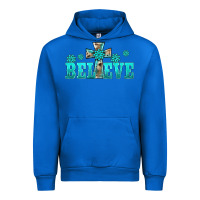 Cobalt western turquoise's gemstones cross believe Urban Hoodie - BarkalooDesign