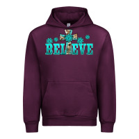 Mauve Wine western turquoise's gemstones cross believe Urban Hoodie - BarkalooDesign