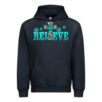 Navy western turquoise's gemstones cross believe Urban Hoodie - BarkalooDesign