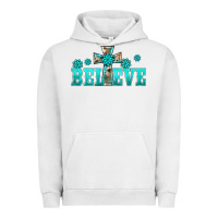 Pigment Lunar Rock western turquoise's gemstones cross believe Urban Hoodie - BarkalooDesign
