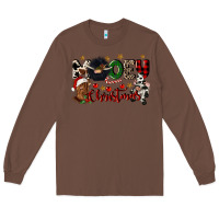 Chestnut mooey christmas Long Sleeve Tee - CowGirlArtShop