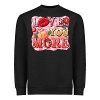 Black love you more Heavyweight Sweatshirt - FaDigitalArtStudio