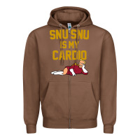 Chestnut Futurama Snu Snu Is My Cardio GIFT Zipper Hoodie - lanVoArt