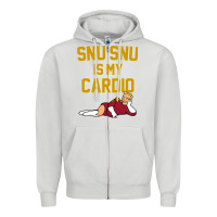 Dove Grey Futurama Snu Snu Is My Cardio GIFT Zipper Hoodie - lanVoArt