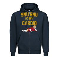 Navy Futurama Snu Snu Is My Cardio GIFT Zipper Hoodie - lanVoArt