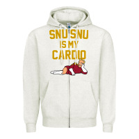 Oatmeal Heather Futurama Snu Snu Is My Cardio GIFT Zipper Hoodie - lanVoArt