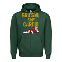 Sports Green Futurama Snu Snu Is My Cardio GIFT Zipper Hoodie - lanVoArt