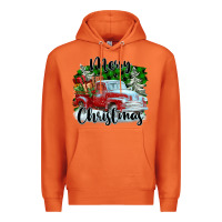 Carrot Merry Christmas Truck With Gifts Premium Hoodie - FaDigitalArtStudio