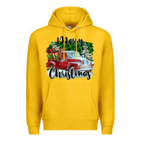 Lemon Merry Christmas Truck With Gifts Premium Hoodie - FaDigitalArtStudio