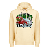 Pina Colada Merry Christmas Truck With Gifts Premium Hoodie - FaDigitalArtStudio