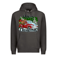 Smoke Merry Christmas Truck With Gifts Premium Hoodie - FaDigitalArtStudio