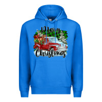 True Royal Merry Christmas Truck With Gifts Premium Hoodie - FaDigitalArtStudio