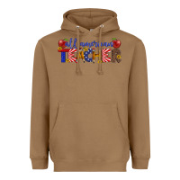 Toasted Coconut all american teacher Heavyweight Hoodie - Artiststas