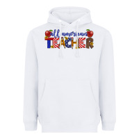 White all american teacher Heavyweight Hoodie - Artiststas