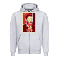 Chairman Xi Jinping Chinese Communist Party President China Patriotic Zipper Hoodie | Teevron
