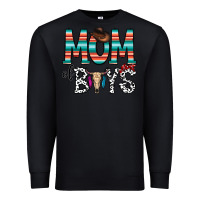 Black mom of boys Premium Sweatshirt - CowhideDigitalArt