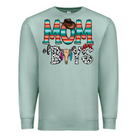 Seafoam mom of boys Premium Sweatshirt - CowhideDigitalArt