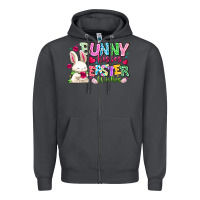 Smoke Bunny Kisses Easter Wishes Zipper Hoodie - CowhideDigitalArt