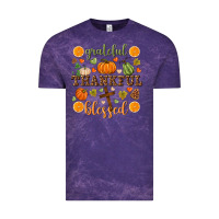 Cloud Purple Grateful thankful blessed Vintage Tee - NancyCooperArtShop