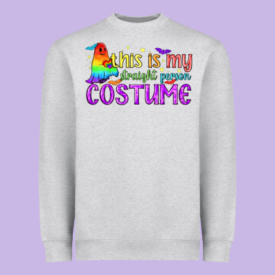 This Is My Straight Person Costume Pride Lgbtq Heavyweight Sweatshirt Designed By Bundleandbundleshop