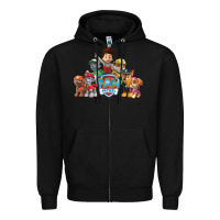 Black Paw GIFT Patrol  11 Zipper Hoodie - lanVoArt