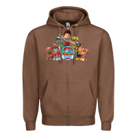 Chestnut Paw GIFT Patrol  11 Zipper Hoodie - lanVoArt