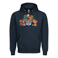 Navy Paw GIFT Patrol  11 Zipper Hoodie - lanVoArt
