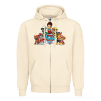 Sandshell Paw GIFT Patrol  11 Zipper Hoodie - lanVoArt