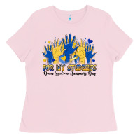 Bubblegum Pink for my students down syndrome awareness day Ladies Tee - Artiststas