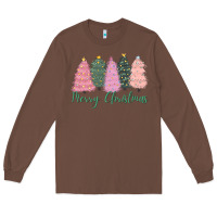 Chestnut merry christmas trees Long Sleeve Tee - CowGirlArtShop
