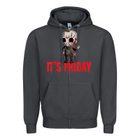 Smoke Funny Friday 13th Funny Halloween Horror Zipper Hoodie - lanVoArt