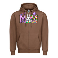 Chestnut easter day mom Zipper Hoodie - CowhideDigitalArt