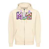 Sandshell easter day mom Zipper Hoodie - CowhideDigitalArt
