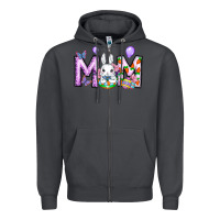 Smoke easter day mom Zipper Hoodie - CowhideDigitalArt