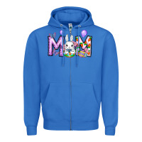True Royal easter day mom Zipper Hoodie - CowhideDigitalArt
