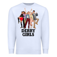 White Lover Gifts Derry Girls Gift For Movie Fans Premium Sweatshirt - lanVoArt