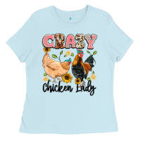 Crazy Chicken Lady Ladies Tee | Teevron