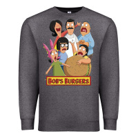 Charcoal Heather bobs family portrait Premium Sweatshirt - lanVoArt