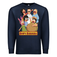 Navy bobs family portrait Premium Sweatshirt - lanVoArt
