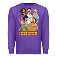 Purple bobs family portrait Premium Sweatshirt - lanVoArt