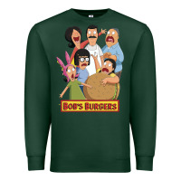 Sports Green bobs family portrait Premium Sweatshirt - lanVoArt